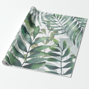 Papier Cadeau Enveloppe Cadeau Botanique Luxuriante