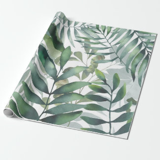 Papier Cadeau Enveloppe Cadeau Botanique Luxuriante