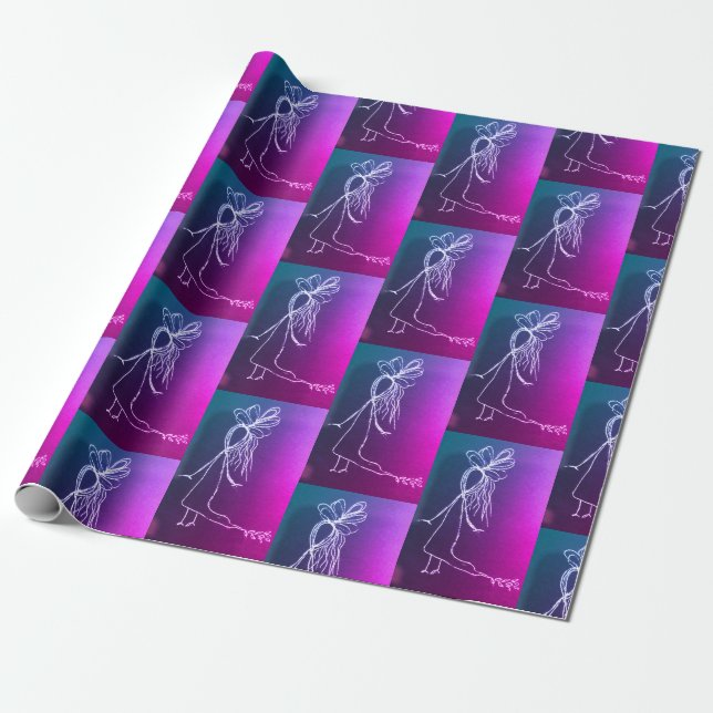 Papier Cadeau Enveloppe cadeau - Chalk Girl (Déroulé)