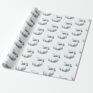 Papier Cadeau Enveloppe cadeau Citrouille blanc mignon