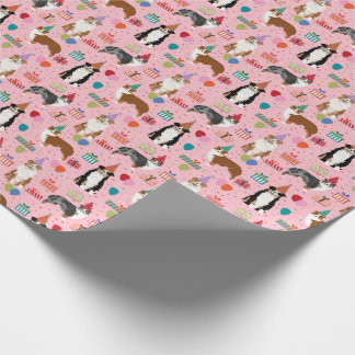 Papier Cadeau Enveloppe cadeau d'anniversaire du berger australi