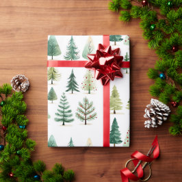 Papier Cadeau Enveloppe cadeau d'arbre de Noël