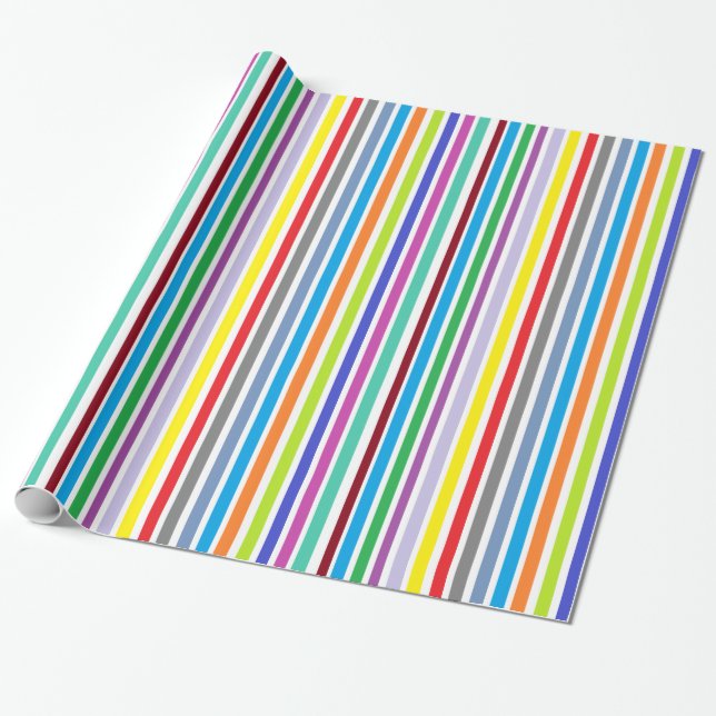 Papier Cadeau Enveloppe cadeau de couleurs vives (Déroulé)