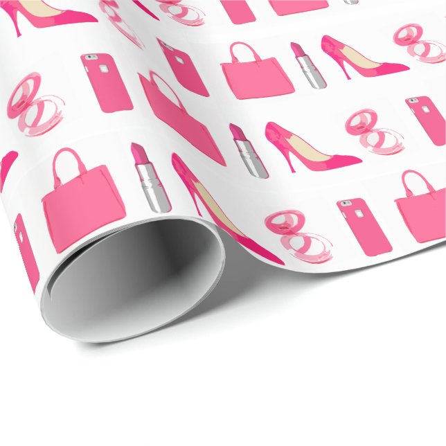 Papier Cadeau Enveloppe cadeau de petites filles (Coin rond)