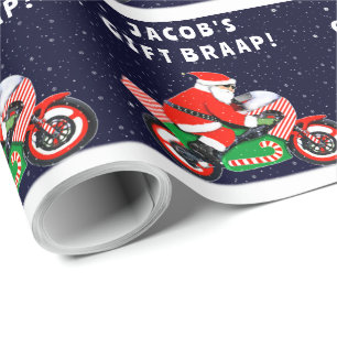Papier Cadeau Enveloppe cadeau de vacances pour moto créative