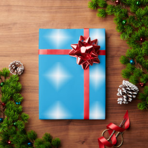 Papier Cadeau Enveloppe cadeau - Étoile blanche brillant sur ble