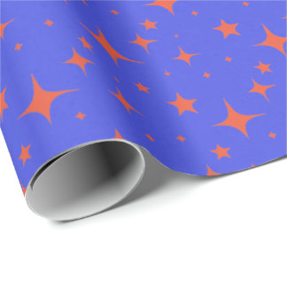 Papier Cadeau Enveloppe cadeau étoilé cosmique vif
