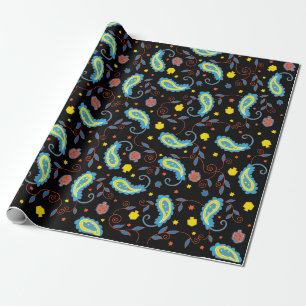 Papier Cadeau Enveloppe-cadeau Hanoukka "Paisley Dreidels and St
