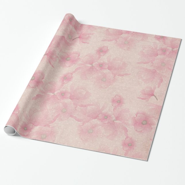 Papier Cadeau Enveloppe cadeau japonais Magnolia (Déroulé)