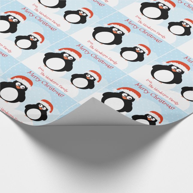 Papier Cadeau Enveloppe cadeau Joyeux Noël personnalisé (Coin)