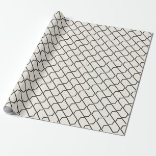 Papier Cadeau Enveloppe cadeau Motif Unisex Black & Cream Flèche