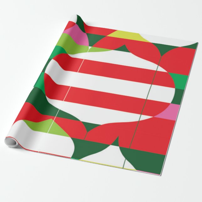 Papier Cadeau Enveloppe cadeau ornementale triée (Déroulé)