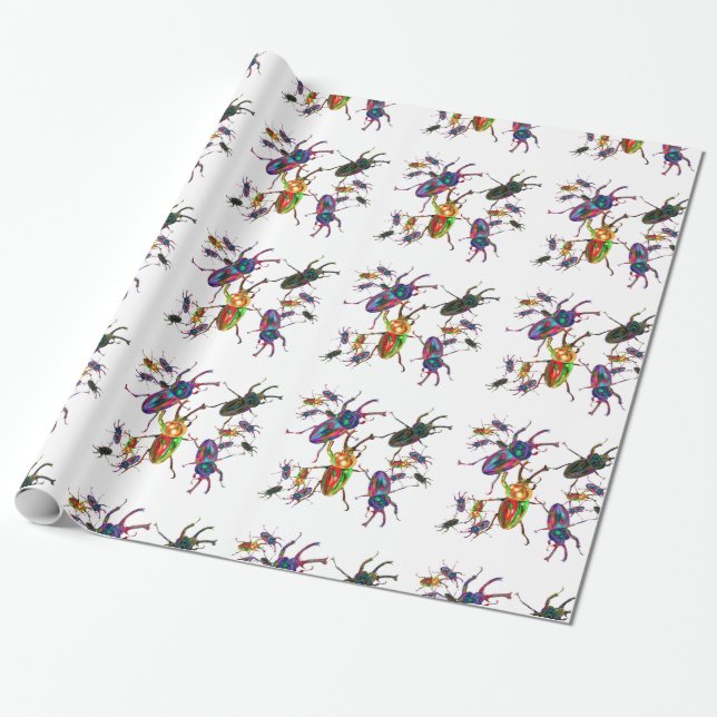 Papier Cadeau Enveloppe cadeau pour les insectes du coléoptère d (Déroulé)