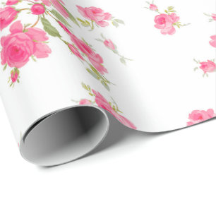 Papier Cadeau Enveloppe cadeau St Colette Juin sorbet Rose