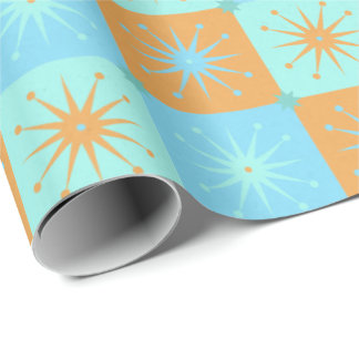 Papier Cadeau Enveloppe cadeau Starburst moderne du milieu du si