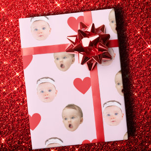 Papier Cadeau Enveloppe Cadeau Visage, Enveloppe Cadeau Photo Pe