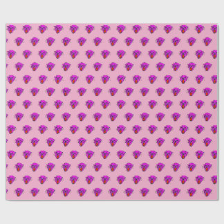 Papier Cadeau Enveloppe cadeau Wild Roar - Motif Panther rose