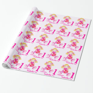 Papier Cadeau Enveloppe d'anniversaire de chiffon de filleule