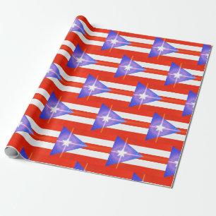 PAPIER CADEAU ENVELOPPE DE CADEAU BRILLANTE D'ÉTOILE DE PORTO