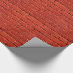 Papier Cadeau Enveloppe de cadeau de brique rouge