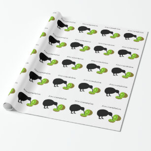 Papier Cadeau Enveloppe de cadeau de cannibalisme de kiwi