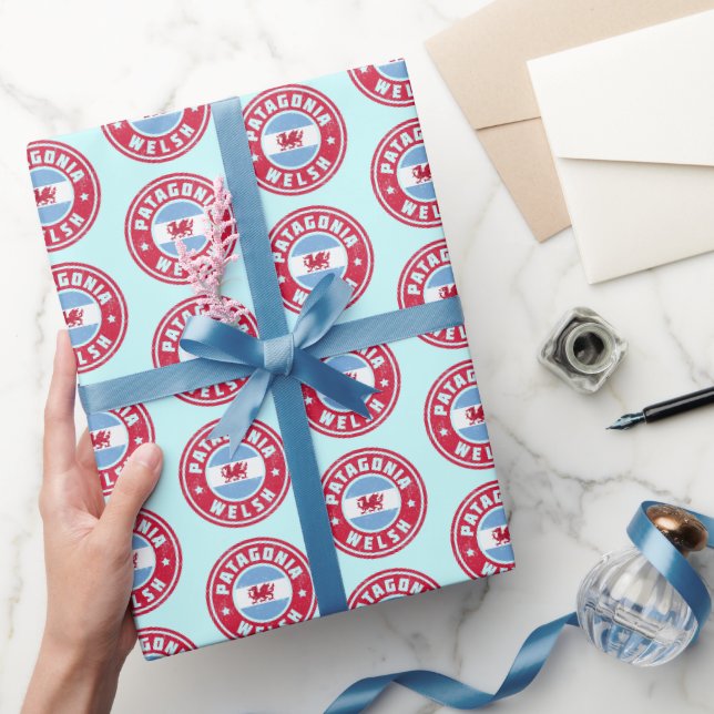 Papier Cadeau Enveloppe de cadeau de drapeau de Gallois de (Cadeaux)
