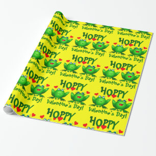 Papier Cadeau Enveloppe de cadeau de houblon de grenouilles de