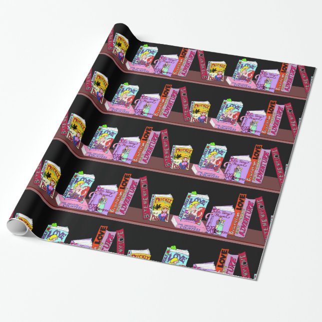 Papier Cadeau Enveloppe de cadeau de papier d'emballage (Déroulé)