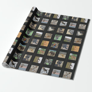 Papier Cadeau Enveloppe de cadeau de photo d'animal sauvage