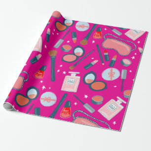 Papier Cadeau Enveloppe de cadeau de rose de motif de