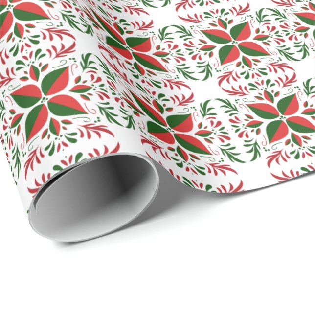 Papier Cadeau Enveloppe de cadeau d'édredon de Christman (Coin rond)