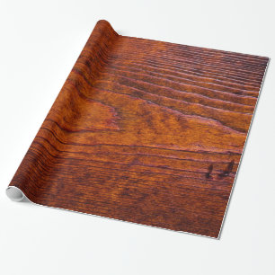 Papier Cadeau Enveloppe de cadeau en bois de grain
