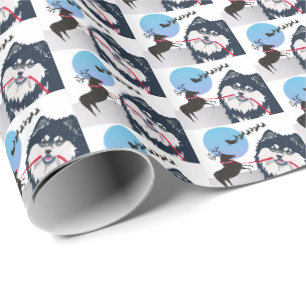 Papier Cadeau Enveloppe de cadeau finlandaise de KIITOS SANTA