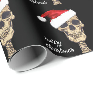Papier Cadeau Enveloppe de cadeau gothique de Joyeux Noël de