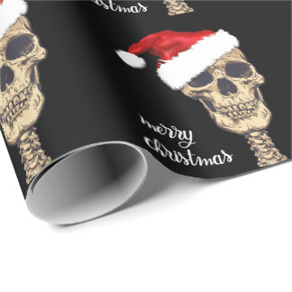 Papier Cadeau Enveloppe de cadeau gothique de Joyeux Noël de