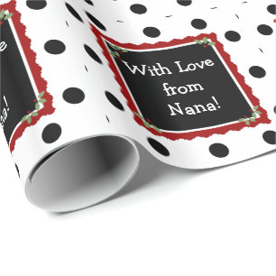 Papier Cadeau Enveloppe de cadeau personnalisée, avec amour de