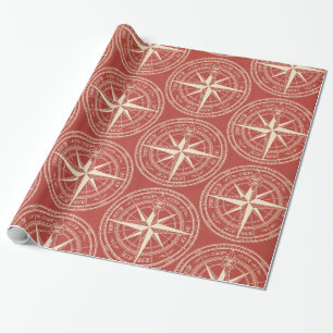 Papier Cadeau Enveloppe de cadeau vintage de motif