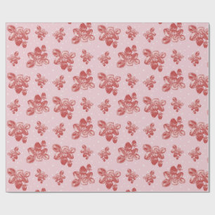 Papier Cadeau Enveloppe de cadeau vintage de motif de Toile de
