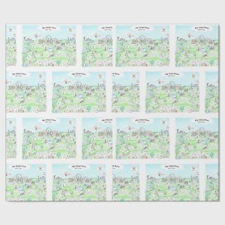 Papier Cadeau Enveloppe de cadeaux de départ