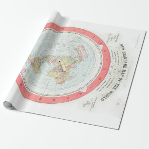 Papier Cadeau Enveloppe de MONDE de Gleason "NOUVELLE CARTE