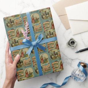Papier Cadeau Enveloppe de partie carrelée par amoureux des