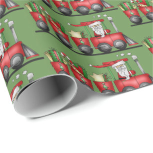 Papier Cadeau Enveloppe de partie de motif de train de Père No