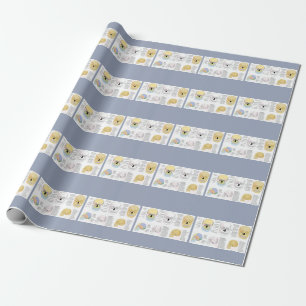 Papier Cadeau Enveloppe illustrée par couleur humaine humaine d