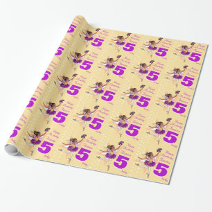 Papier Cadeau Enveloppe modelée par anniversaire nommé de