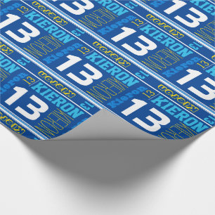 Papier Cadeau Enveloppe personnalisée sportive d'enfants