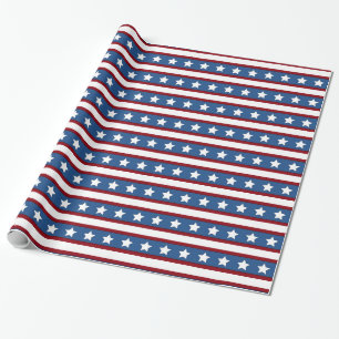 Papier Cadeau Enveloppe présidentielle bleue blanche rouge de