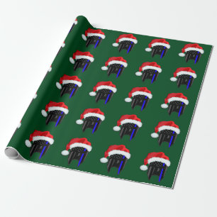 Papier Cadeau Enveloppe spartiate MINCE de Père Noël de drapeau