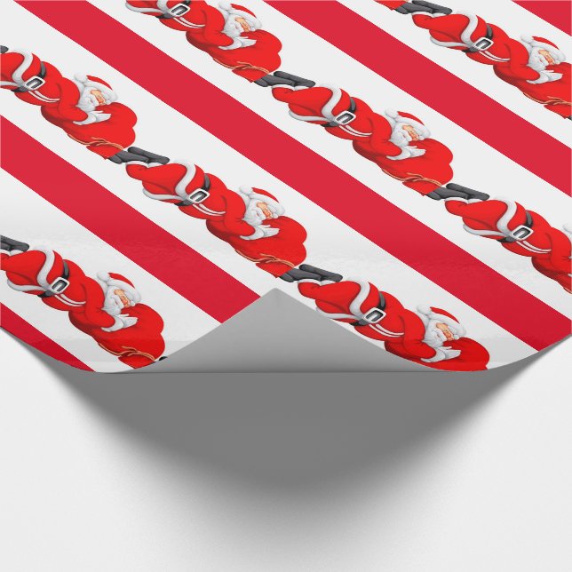 Papier Cadeau Enveloppement cadeau de Noël/Dormir Père Noël (Coin)