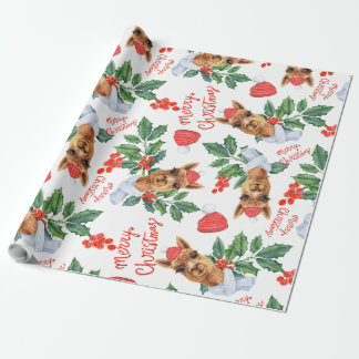 Papier Cadeau Enveloppement cadeau de vacances Noël Camel
