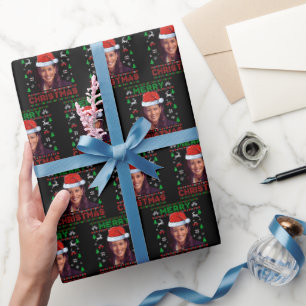 Papier Cadeau Enveloppement cadeau Kamala Harris 2024 Joyeux Noë